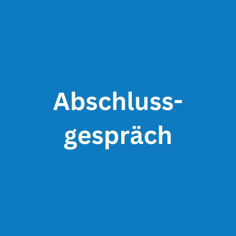 Abschlussgespräch